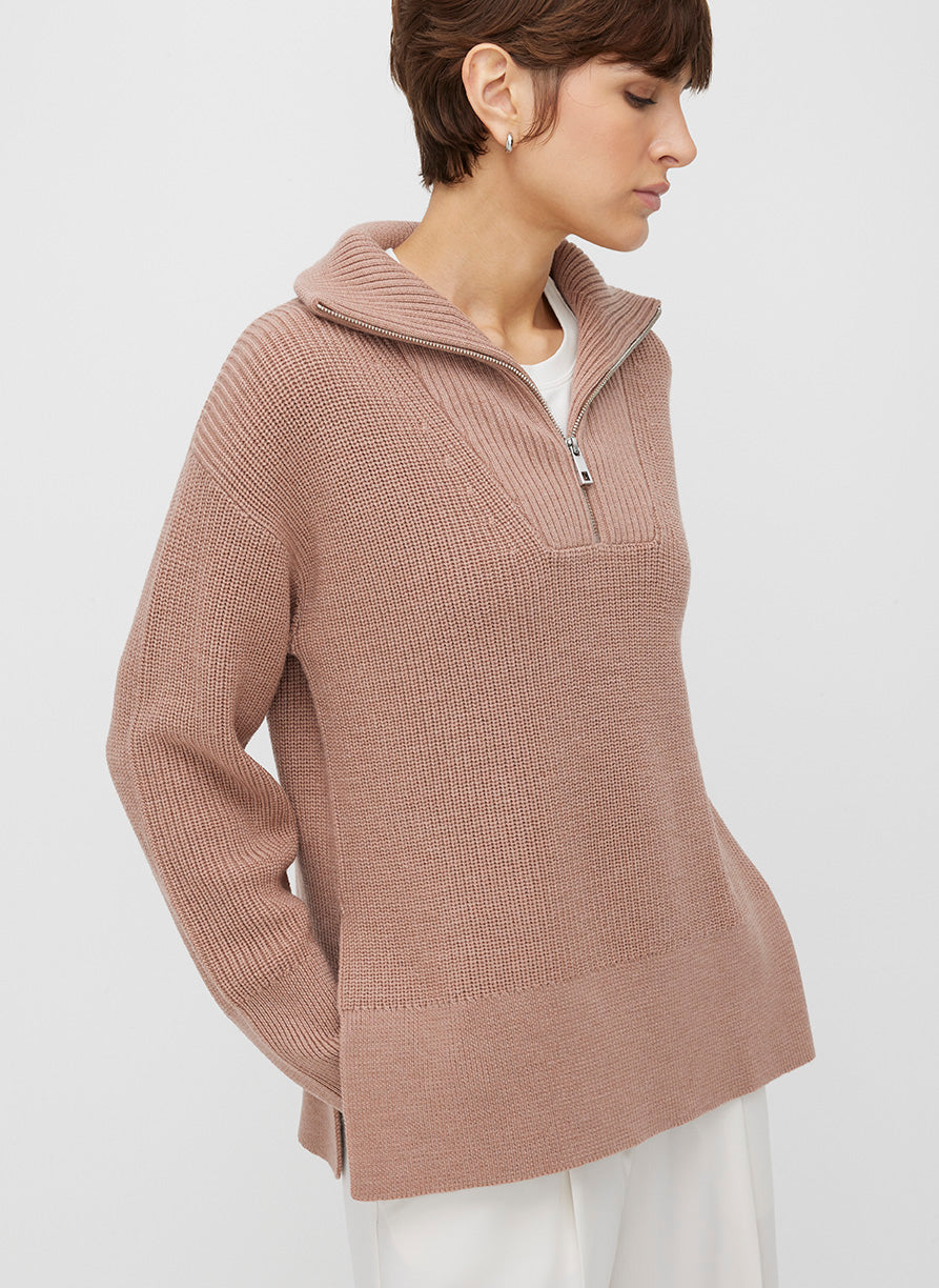 Apres 1/4 Zip Merino Sweater