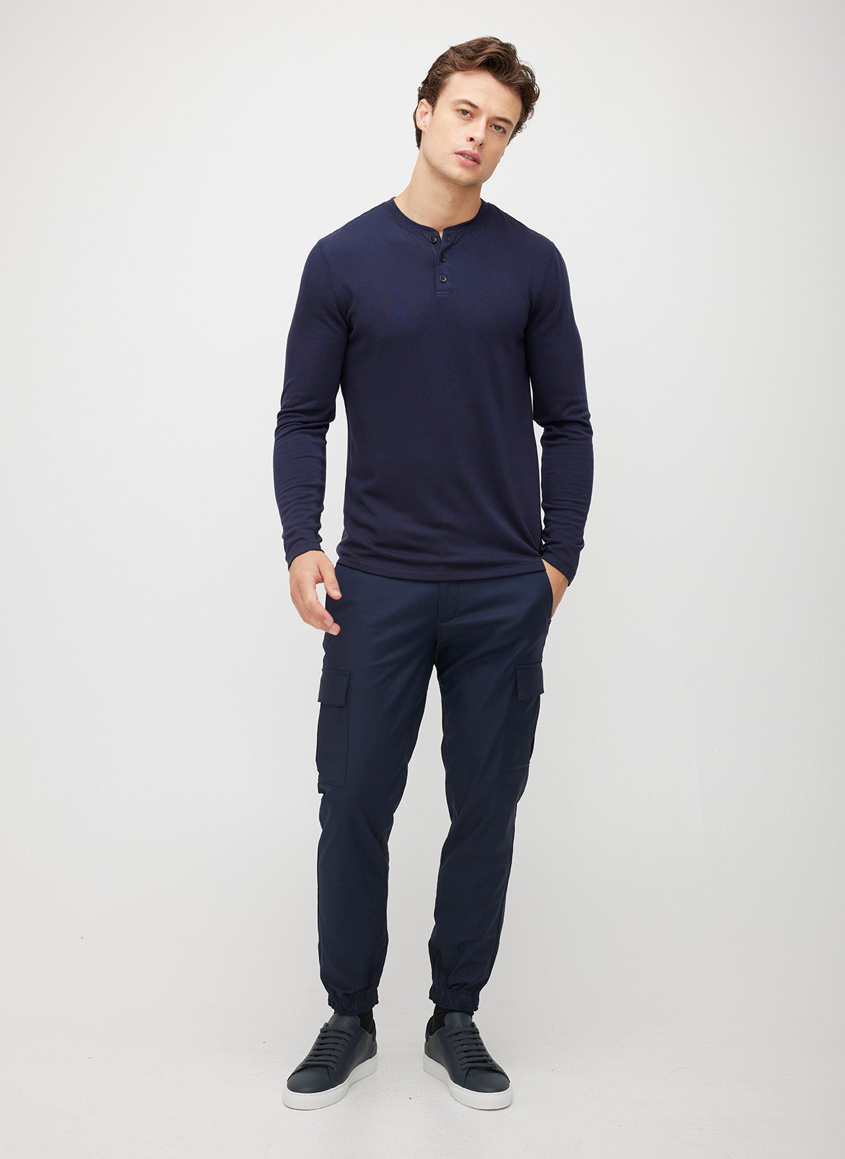 BFT Long Sleeve Henley