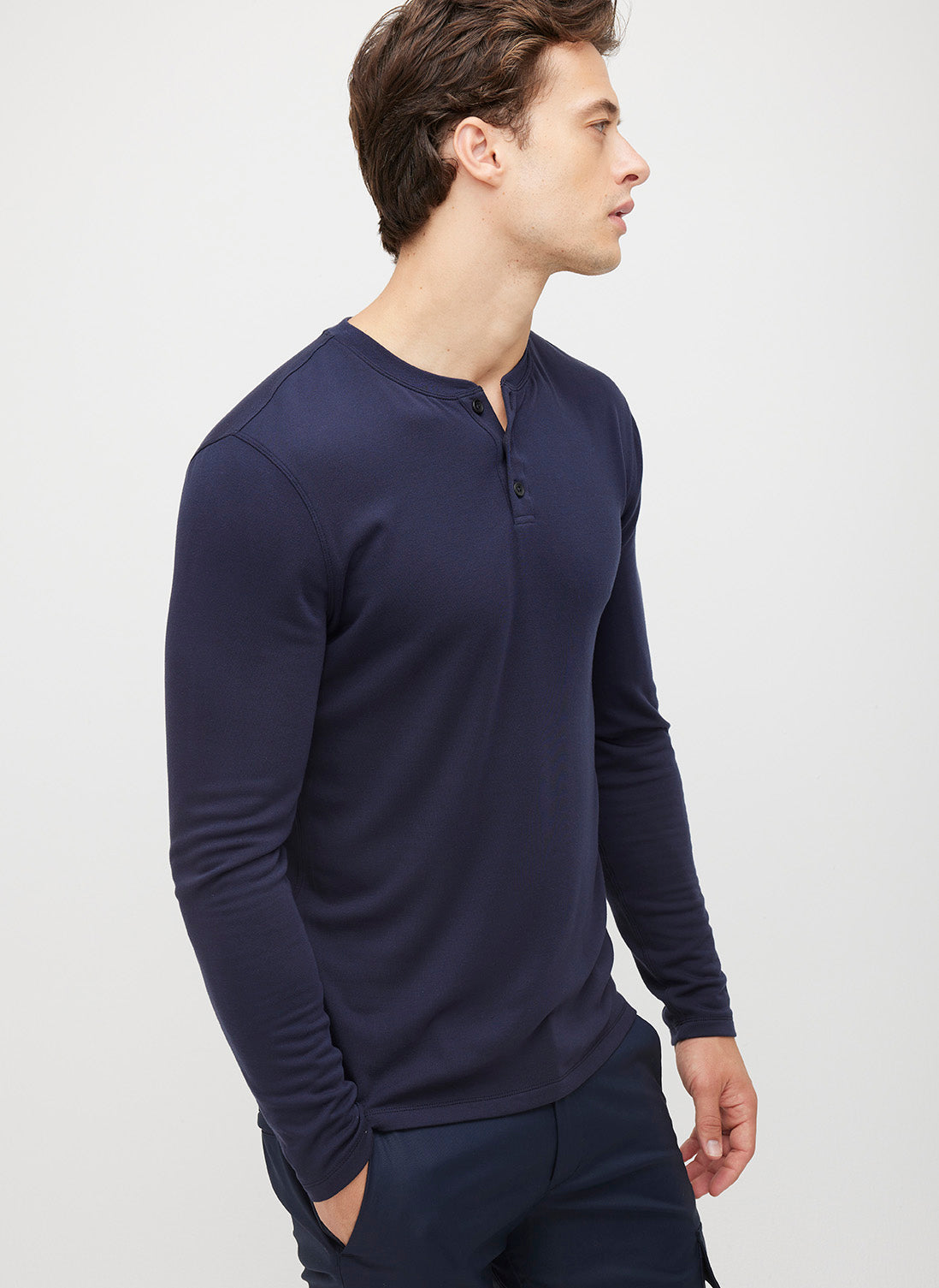 BFT Long Sleeve Henley