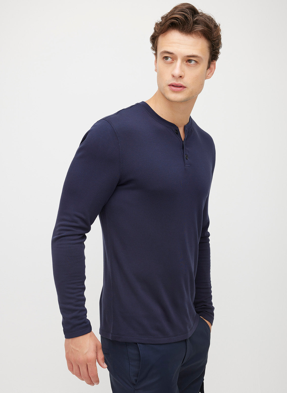 BFT Long Sleeve Henley