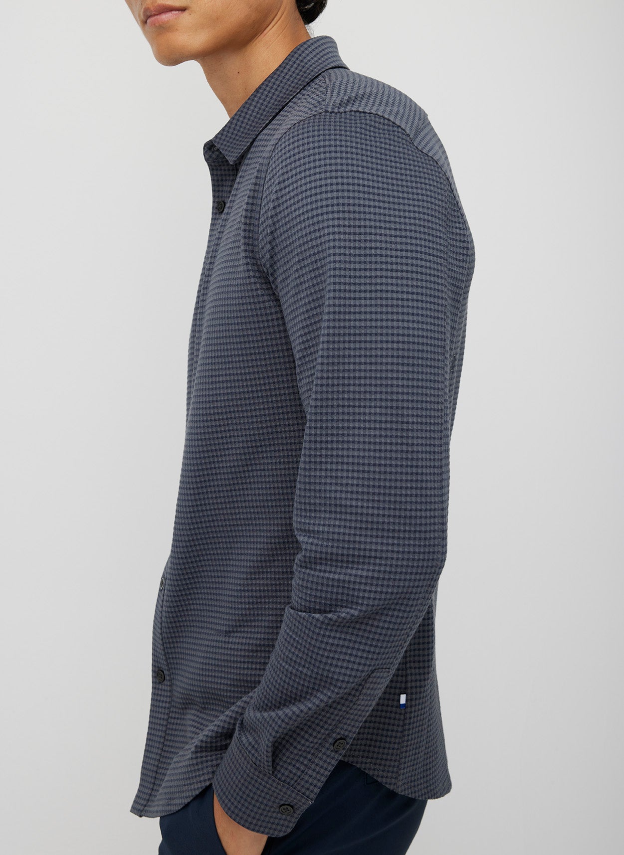 City Tech Long Sleeve Slim Fit Textured Shirt