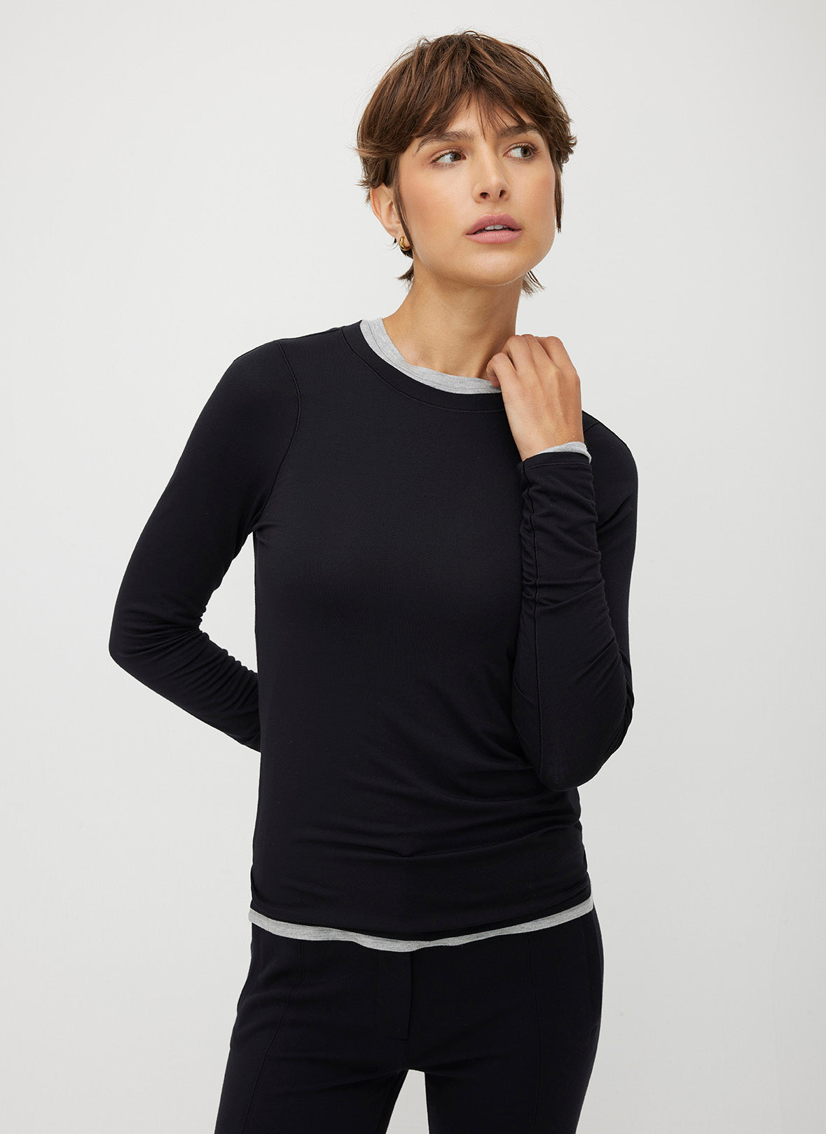 Embrace Long Sleeve Crewneck Tee