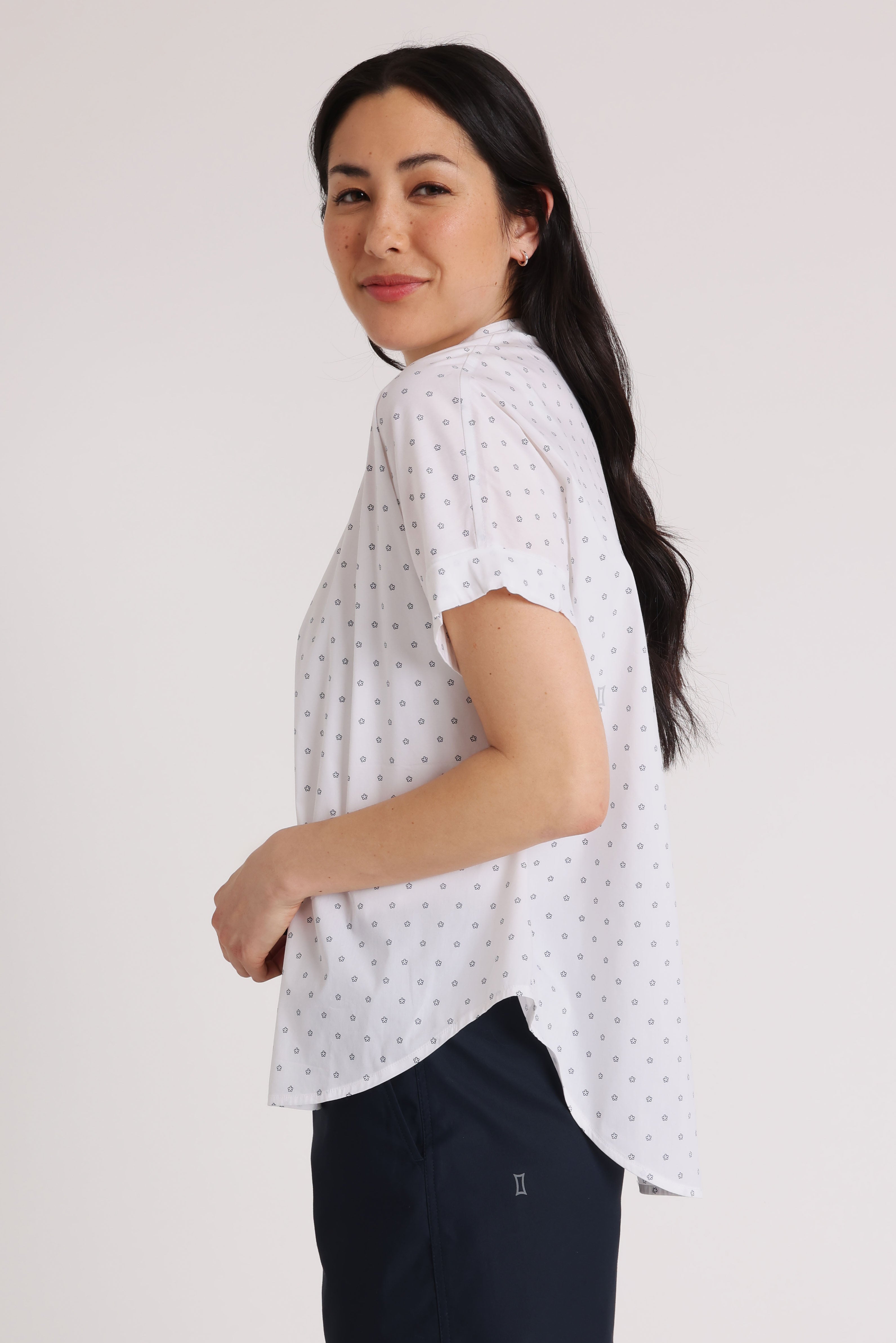 Keep It Cool Short Sleeve Blouse