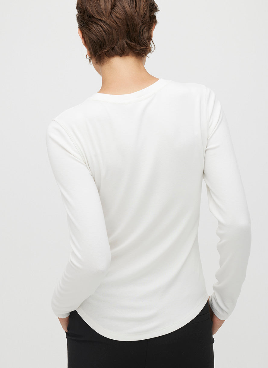 Kit Long Sleeve Crewneck Tee