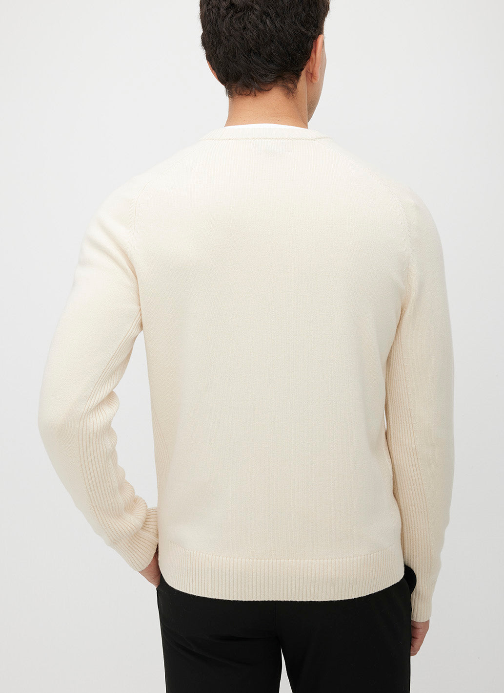 Merino Cotton Crewneck Sweater