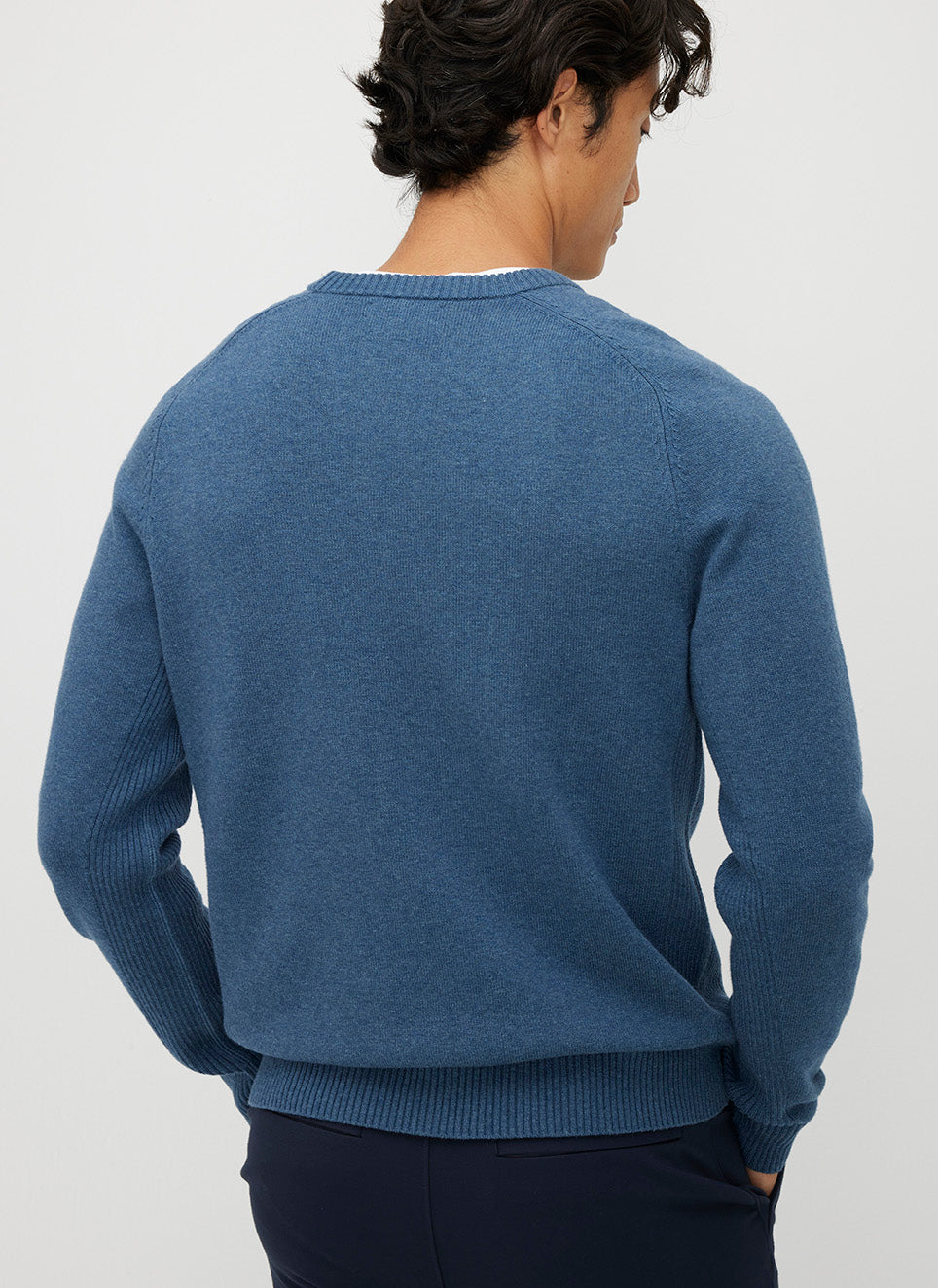 Merino Cotton Crewneck Sweater