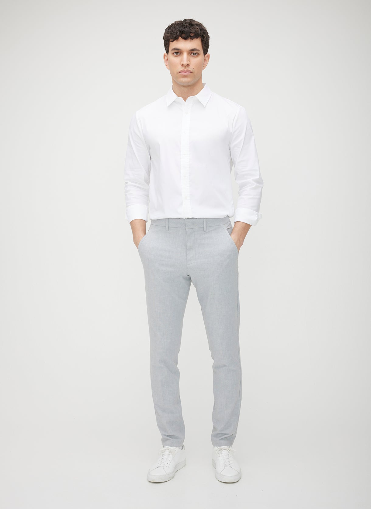 En Route Pants Slim Fit ?? | 32 || Light Grey Chambray