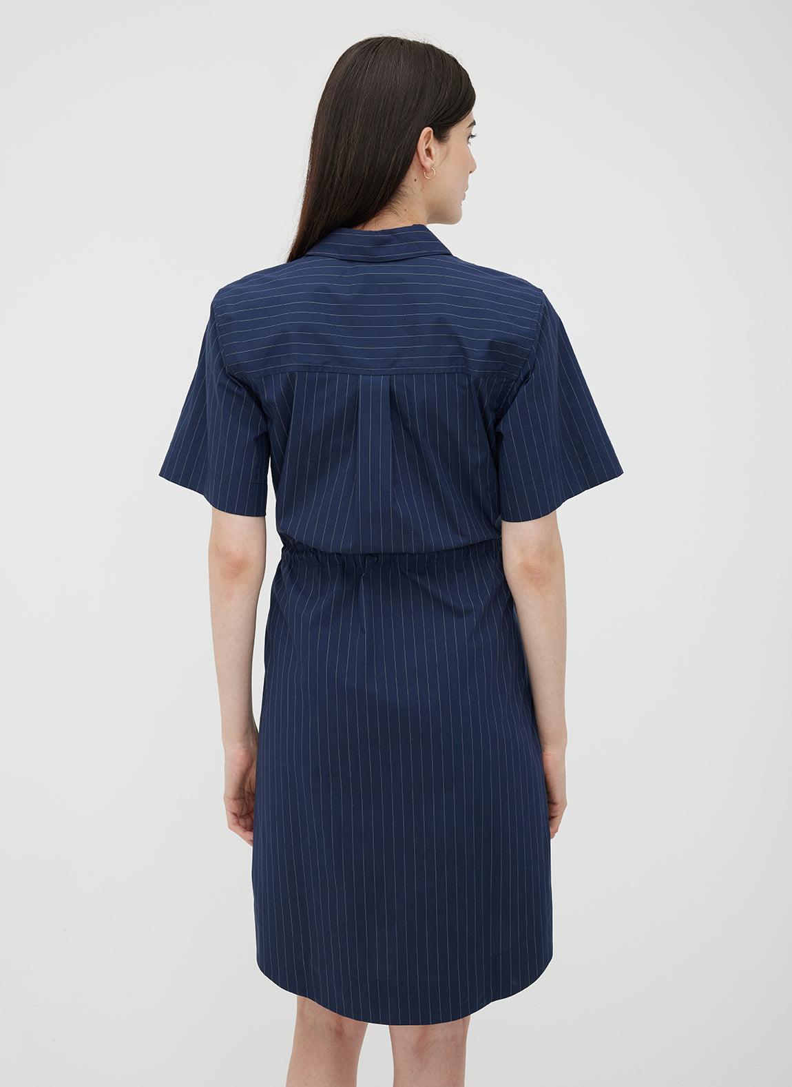 Navy pinstripe outlet dress