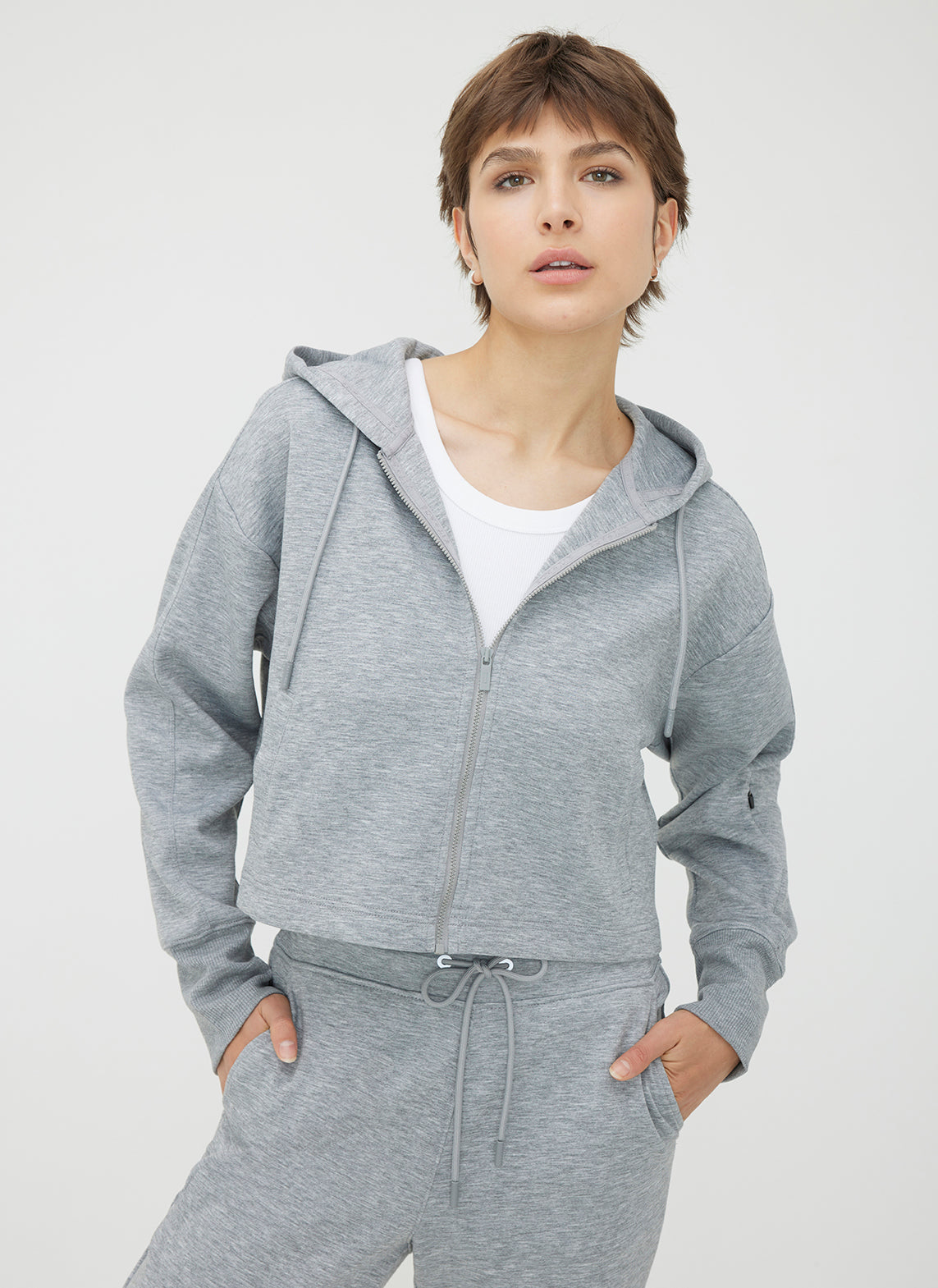 Hoodie light outlet grey