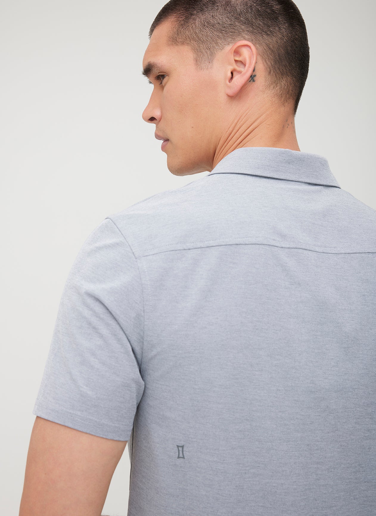 City Tech Short Sleeve Polo ?? || Steel Chambray