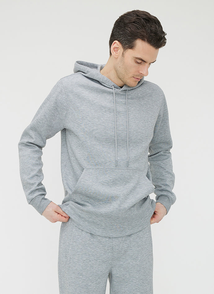 Light grey online hoodie mens