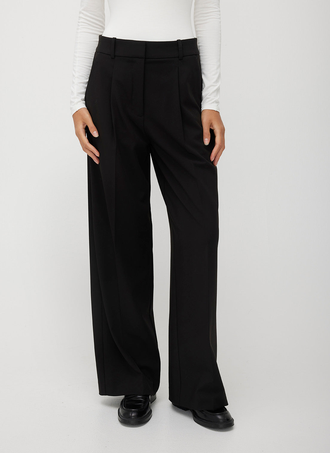 On Time Pleated Trousers