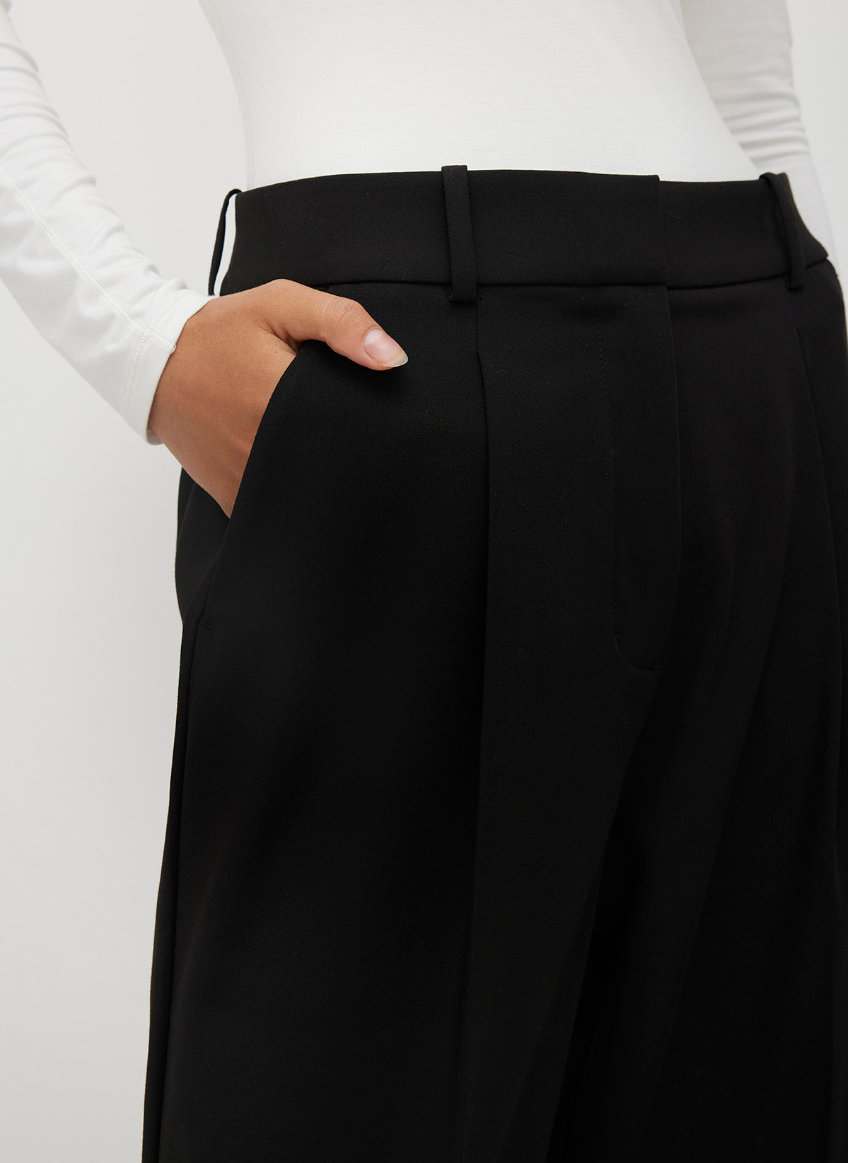 On Time Pleated Trousers