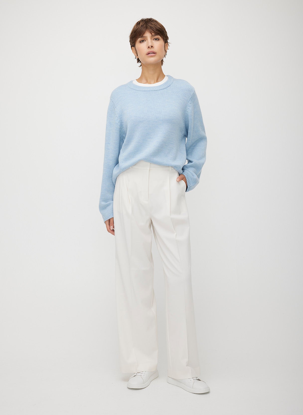 On Time Pleated Trousers