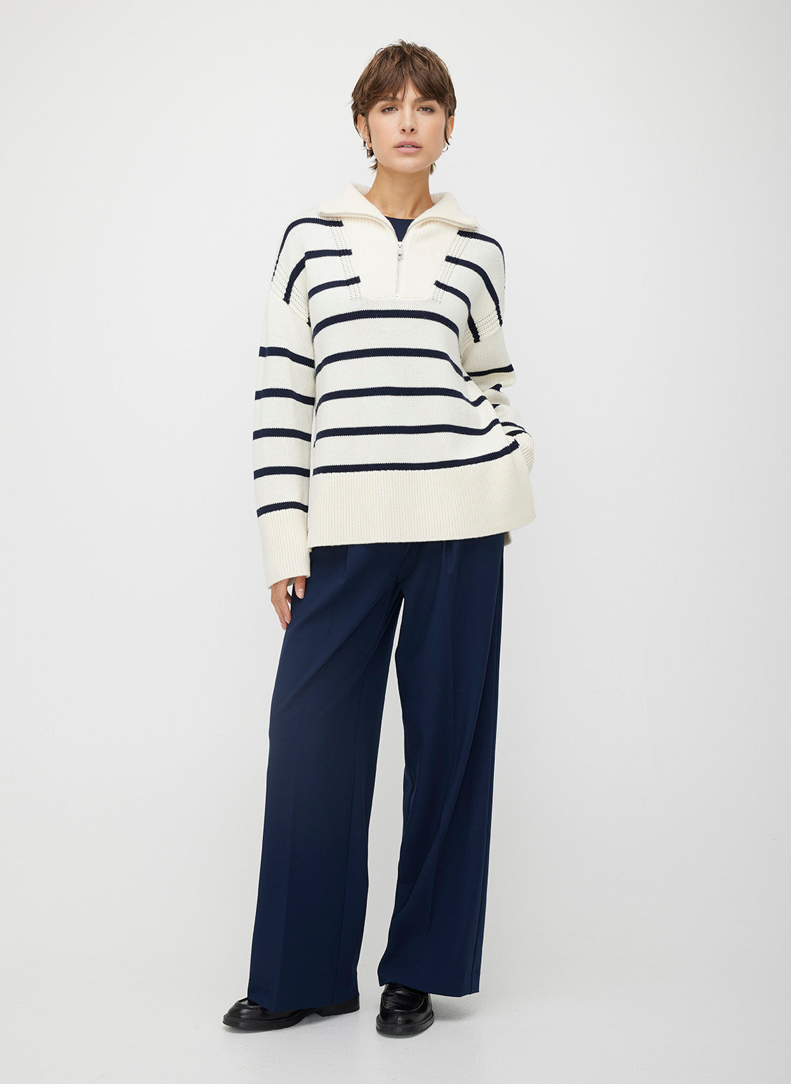 On Time Pleated Trousers