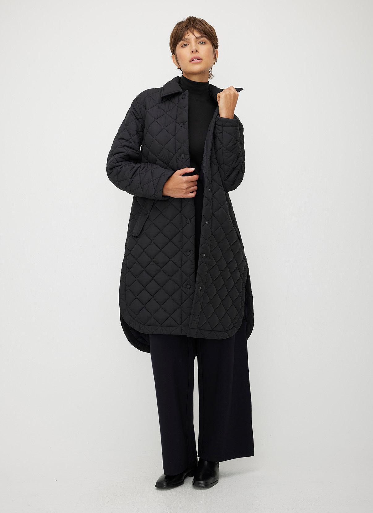 Oslo Recycled Quilted Coat