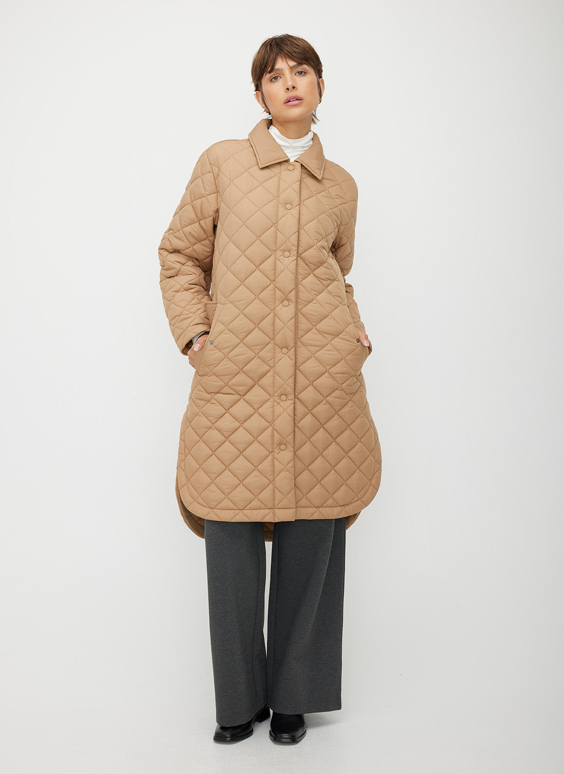 Oslo Recycled Quilted Coat