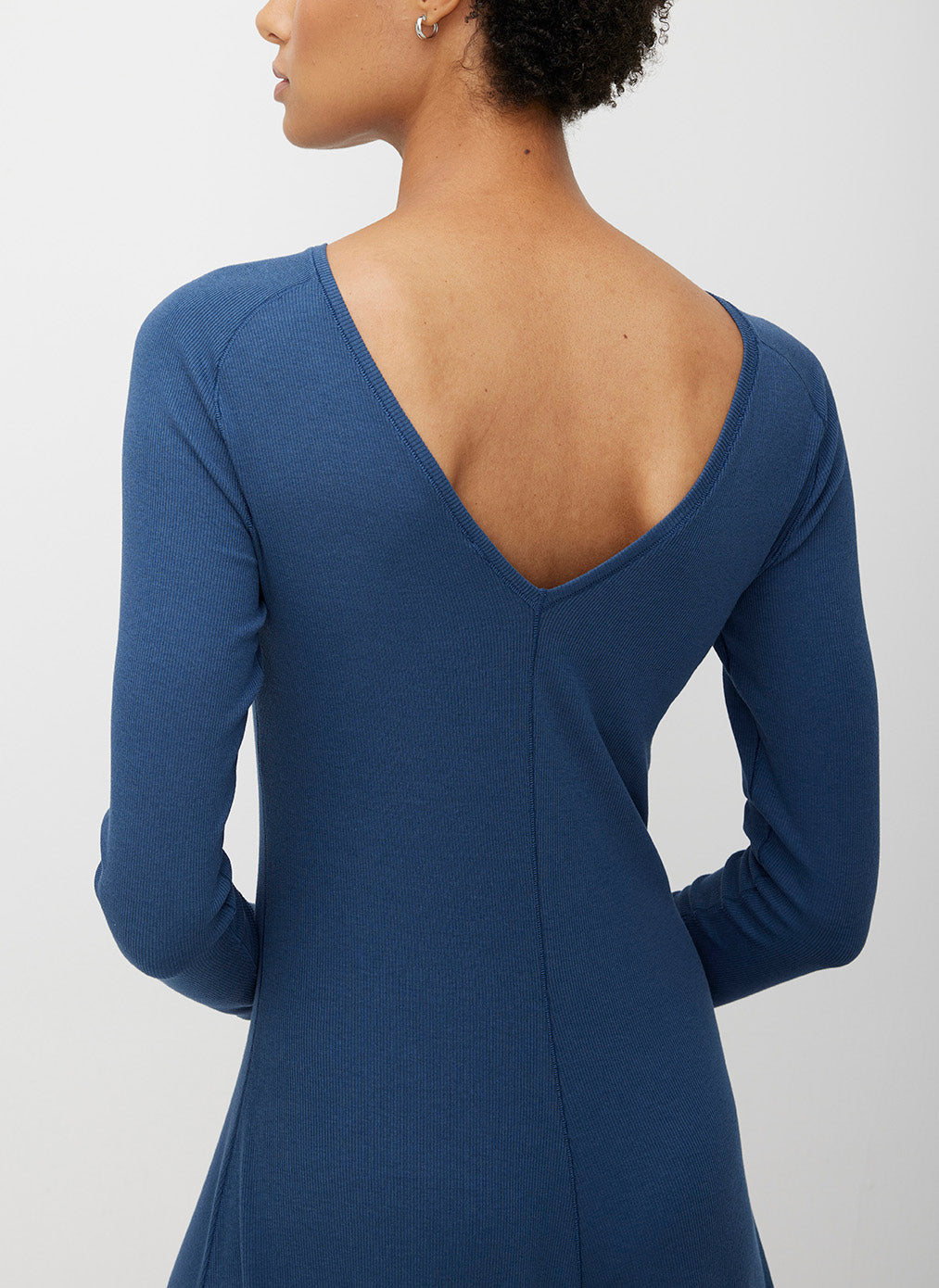 Poise High Neck V-Back Dress