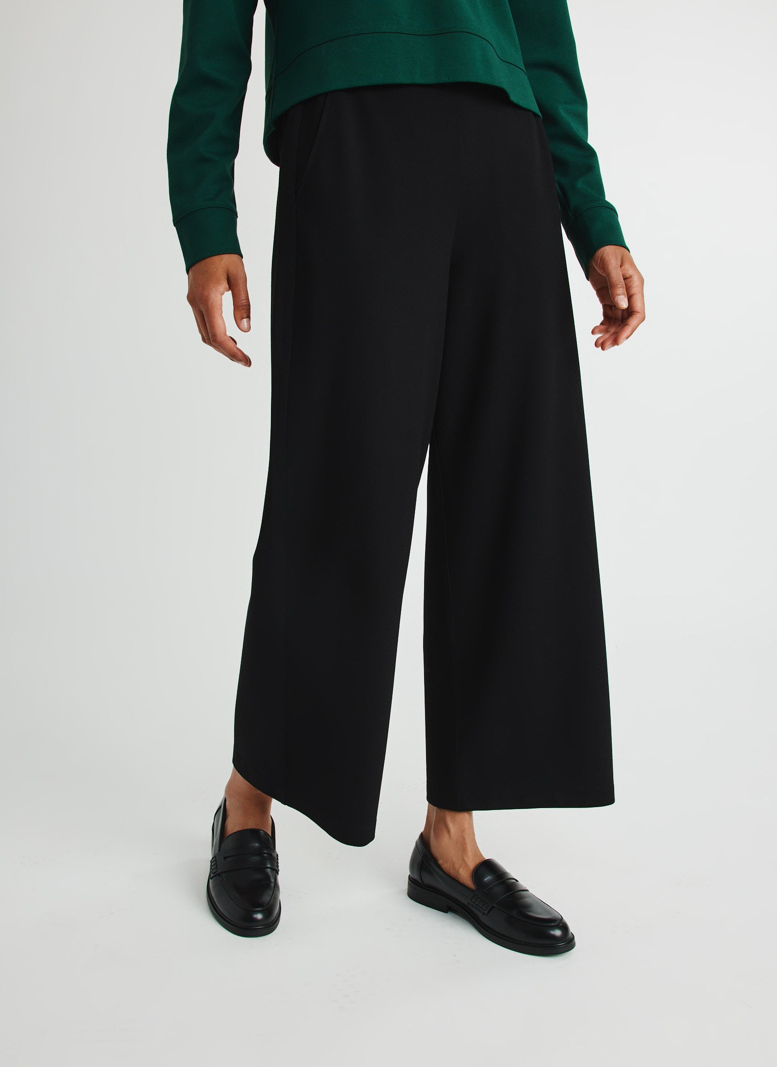 Serenity Double Knit Wide Leg Pants