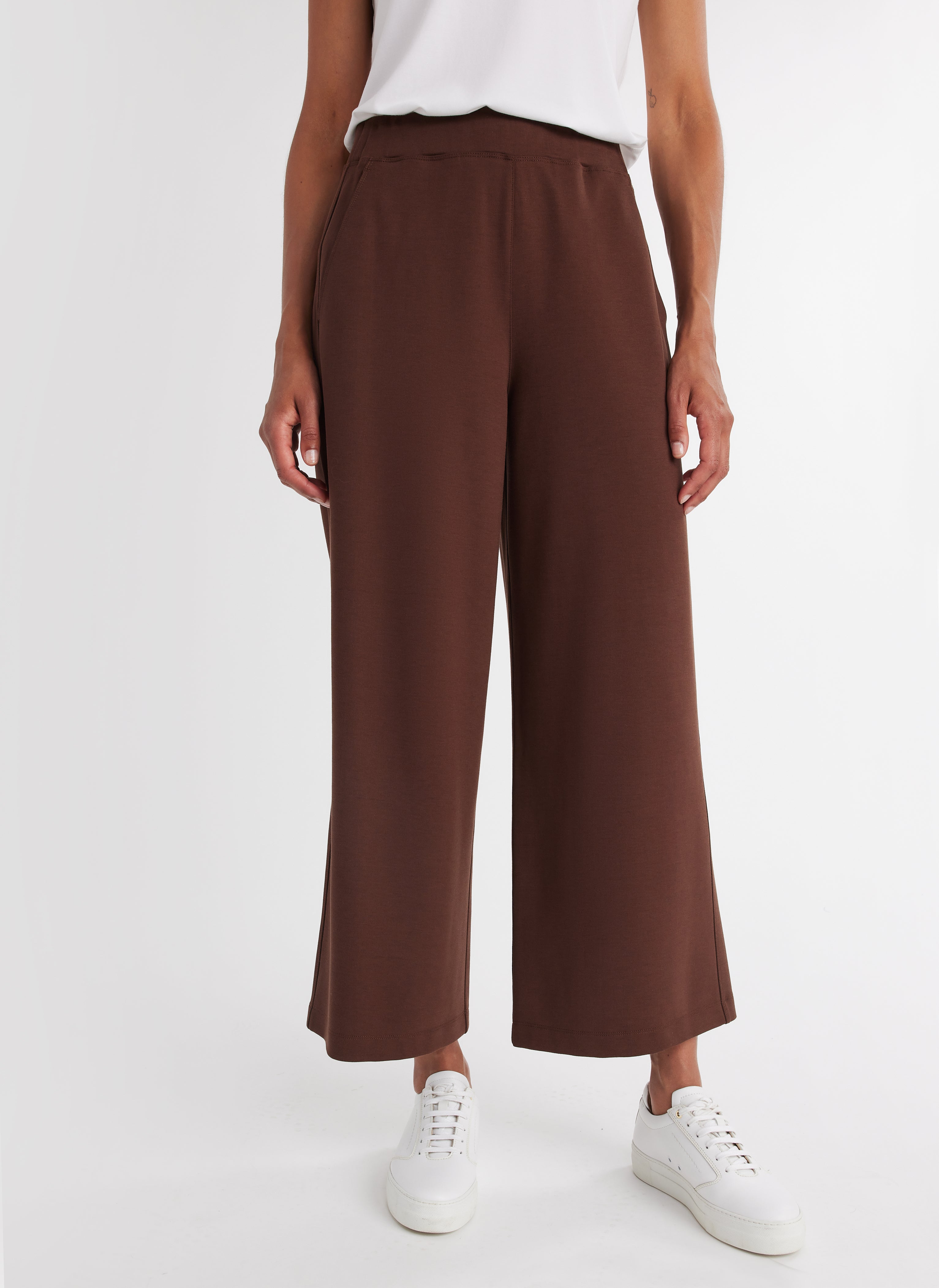 Serenity Double Knit Wide Leg Pants