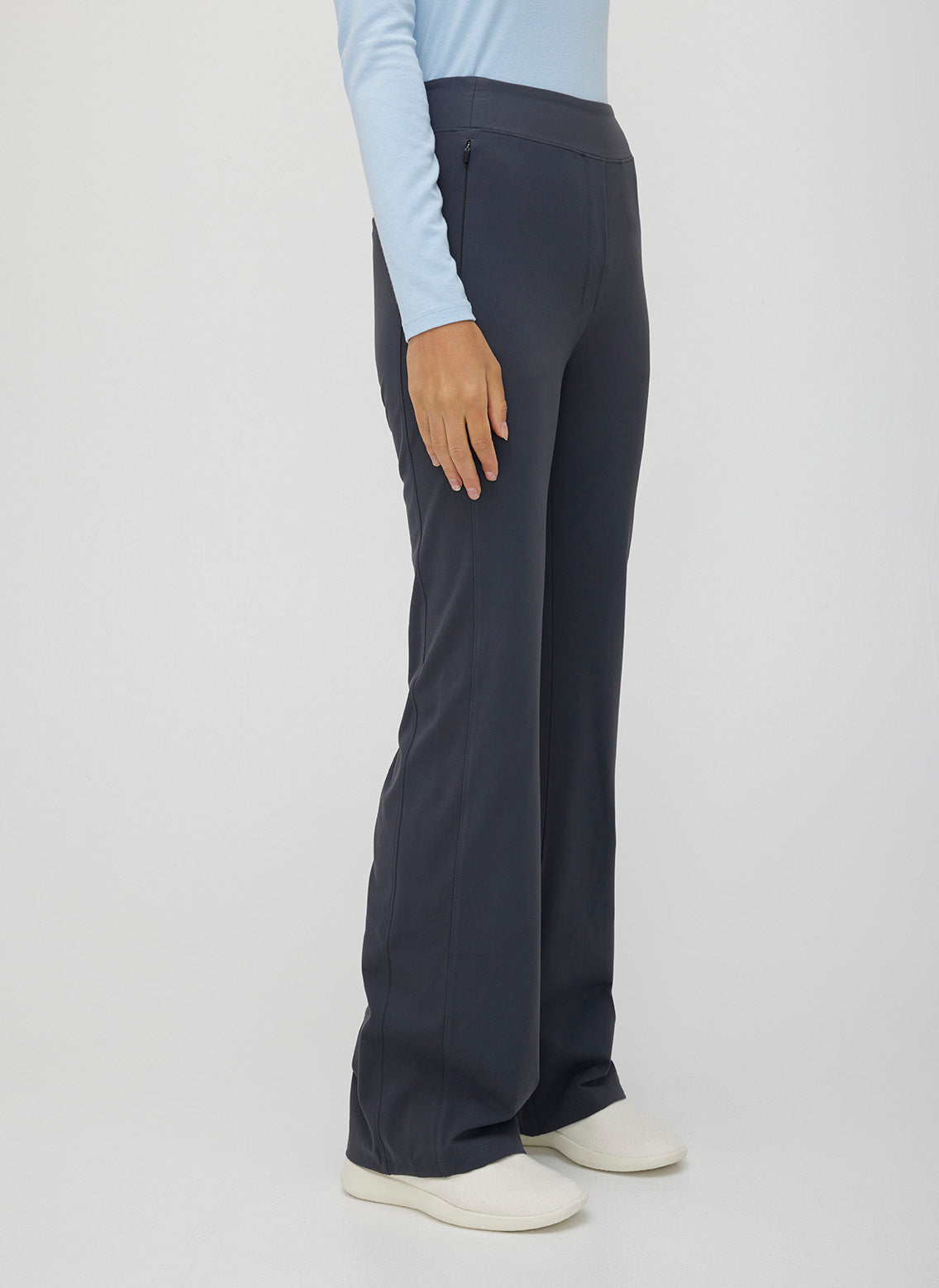 Stride Fitted Kick-Flare Pants