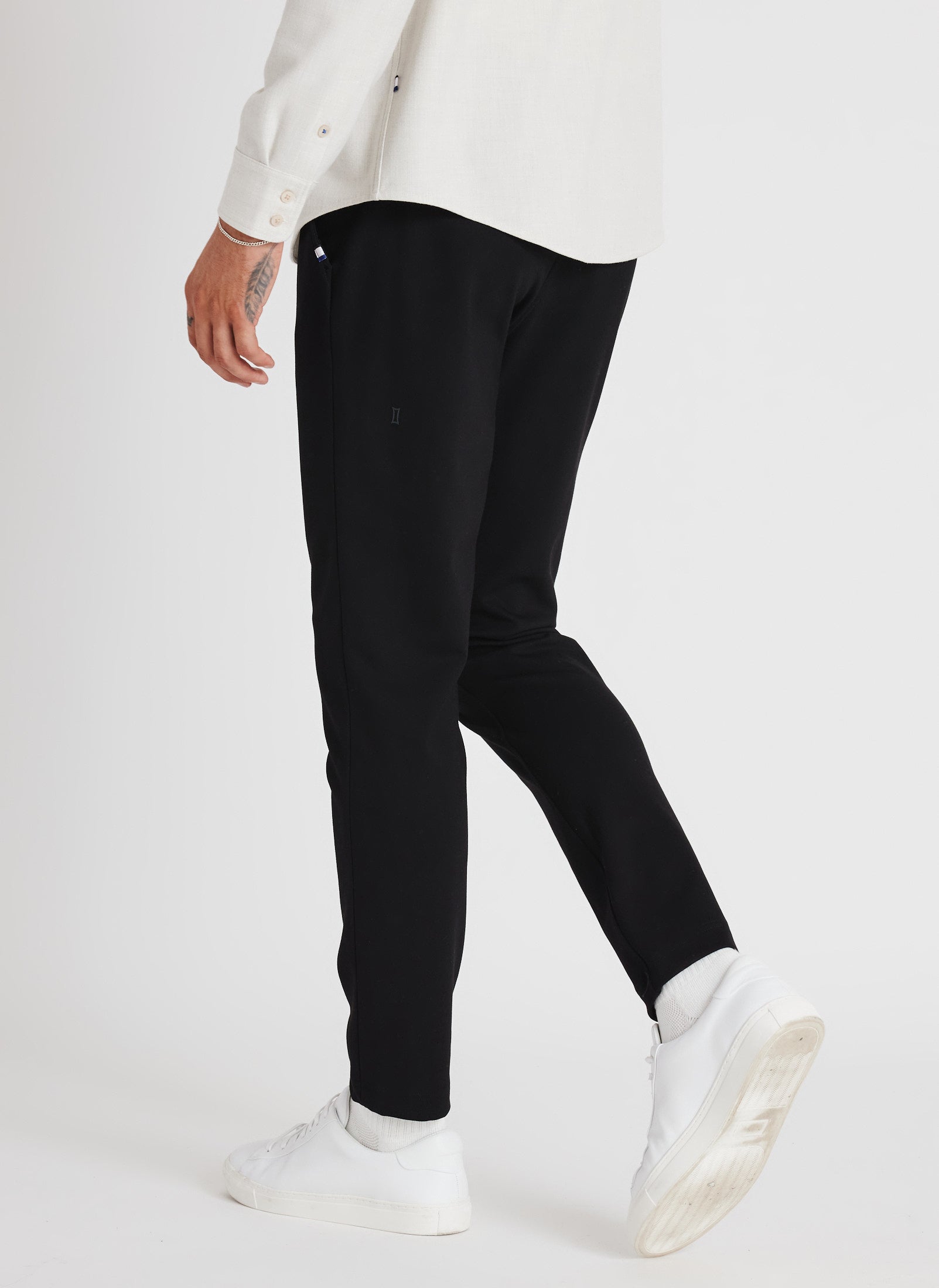 Black pants mens sales slim