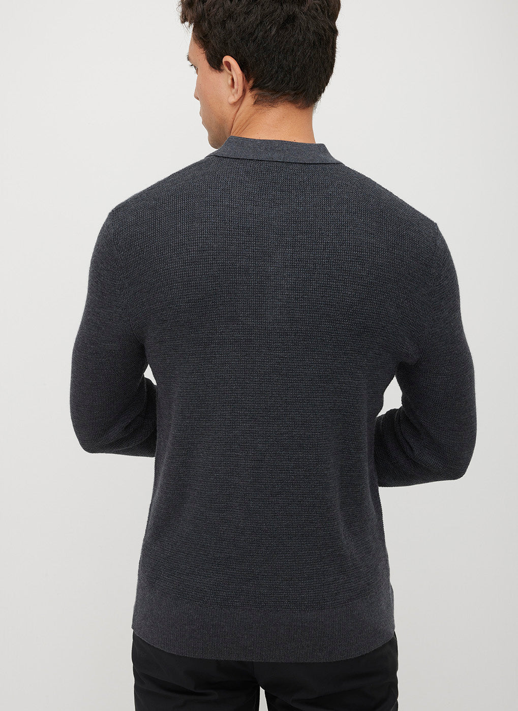 Timeless Merino Polo Sweater