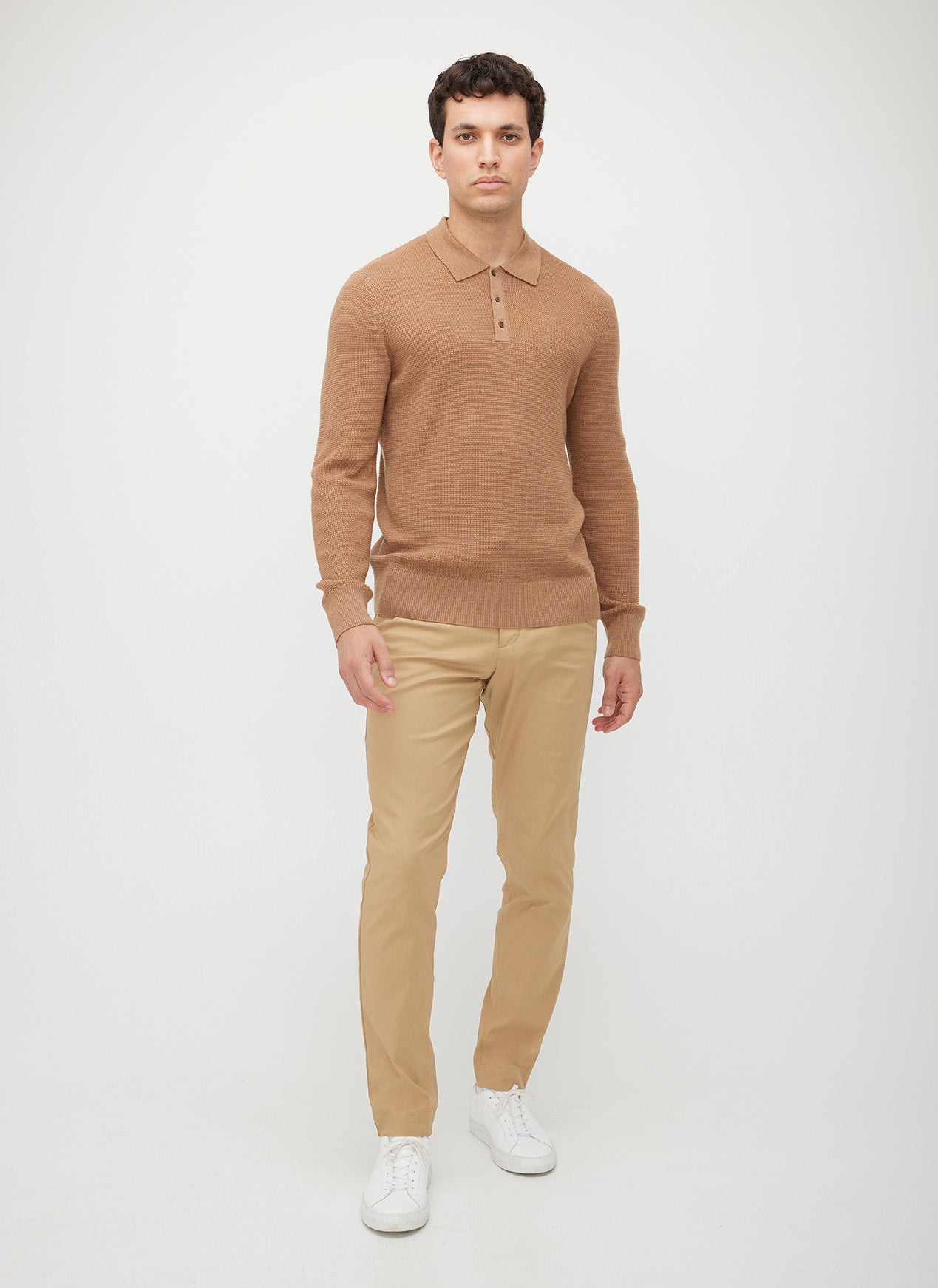 Timeless Merino Polo Sweater