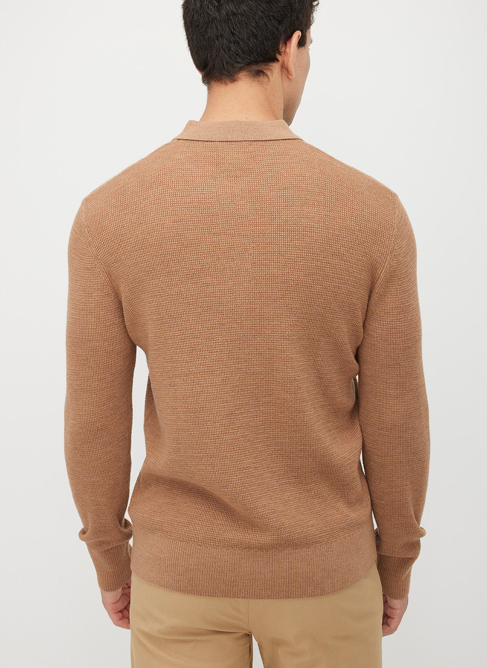 Timeless Merino Polo Sweater