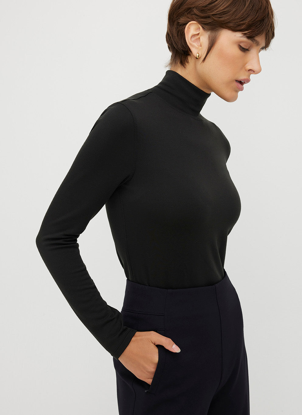 Upgraded Brushed Turtleneck