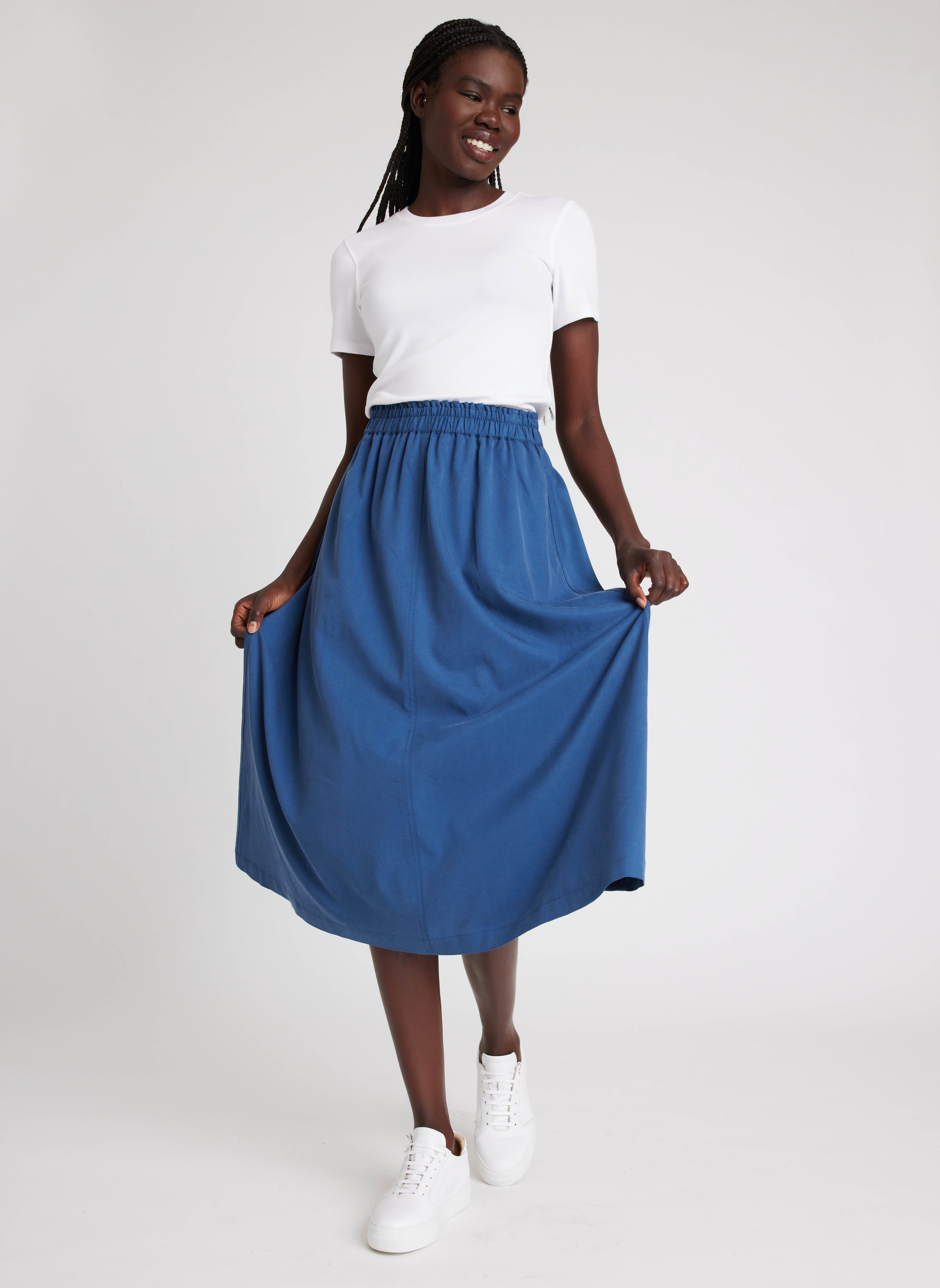 Midi A-line Skirt / High Waist Skirt / A-line Skirt / Vintage Style Skirt /  Midi Skirt / Womens Skirts / Skirt for Women -  Canada