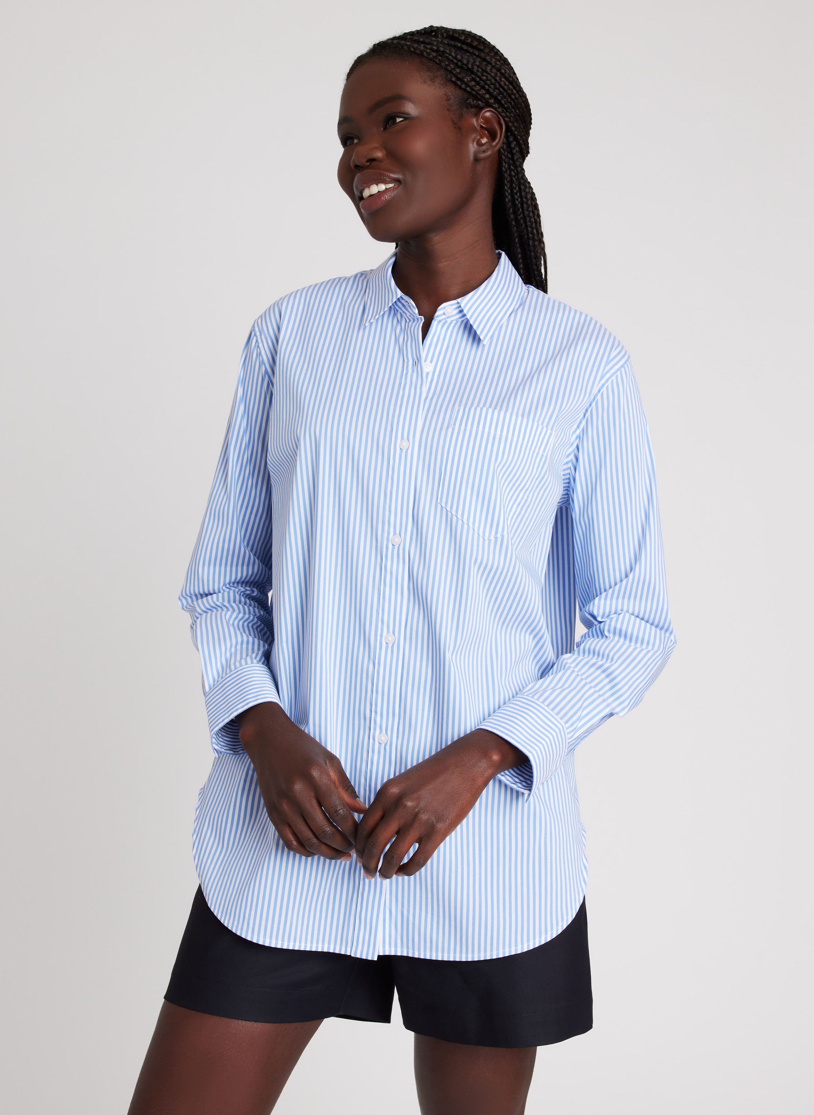 Keep It Cool Boyfriend Blouse | Women's Blouses – Kit and Ace