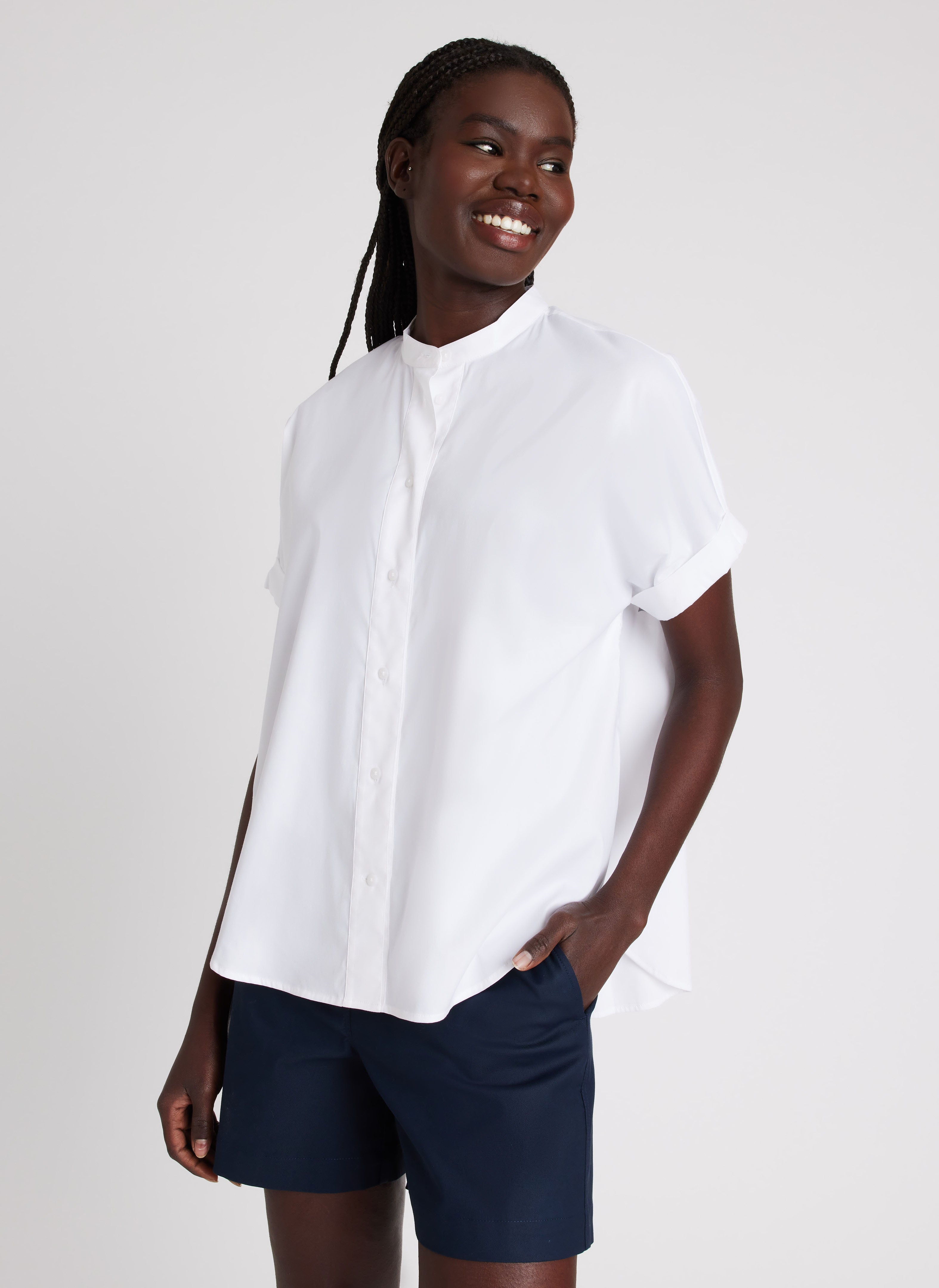 Keep It Cool Short Sleeve Blouse