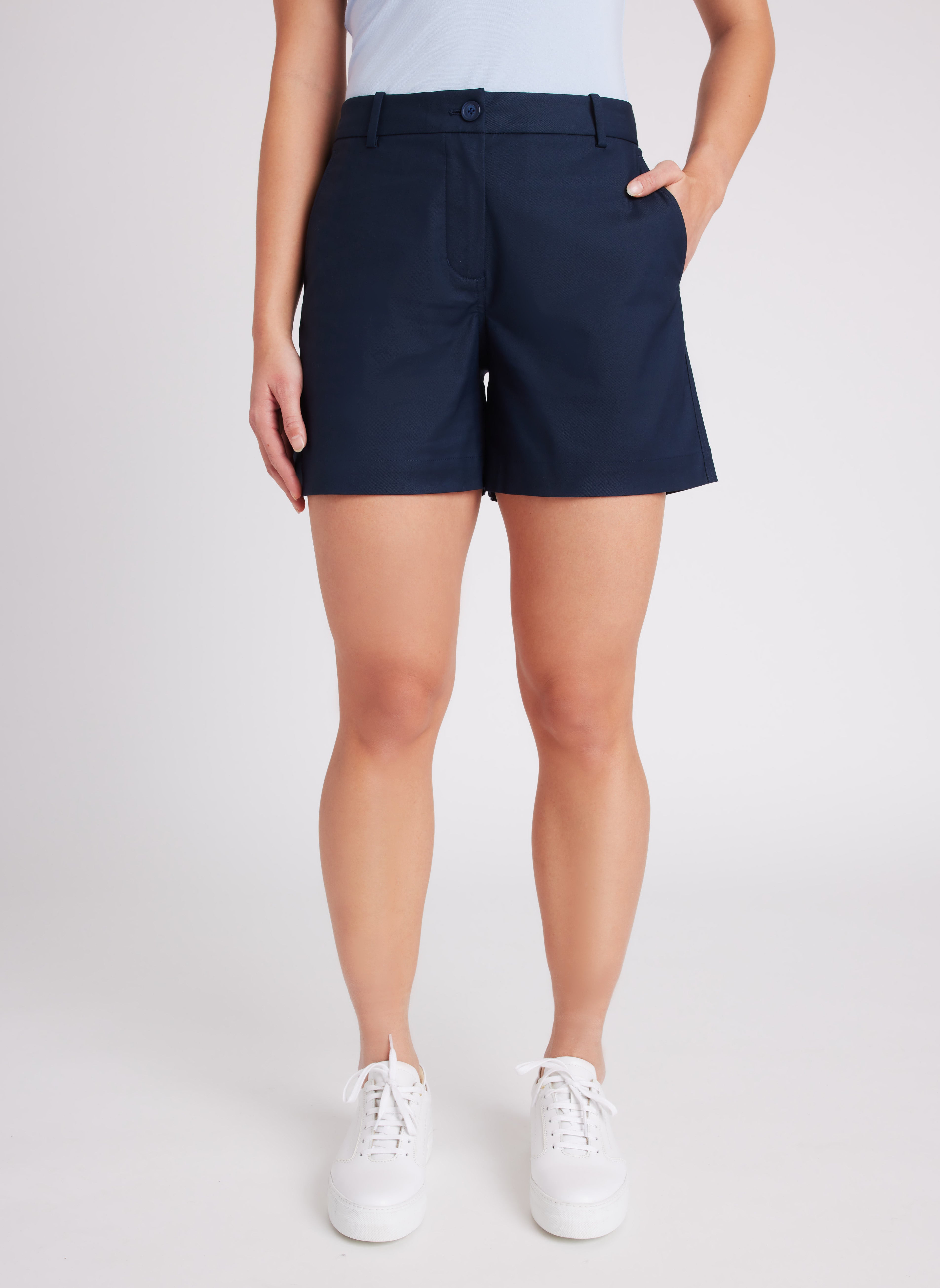 Navy blue deals shorts womens